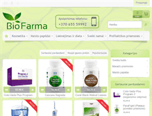 Tablet Screenshot of biofarma.lt